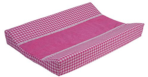 Little Dutch Wickelauflagenbezug Bezug für Wickelauflage fuchsia Vichy-Karo (45x70 cm)