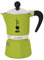 Bialetti Rainbow Cafetera Italiana Espresso, 1Taza, Aluminio, Verde, 1 Taza