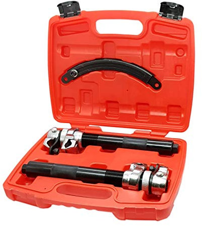 KATSU Coil Spring Compressor 1.2T with Brace 280mm Clamping Range Heavy Duty for Cars Vans Suspension Shock Absorber Vehicle Struts Removal Clamps 450323