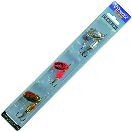Blue Fox Kit Cuiller Tournante Vibrax Carnassier No2-No3-6-8g - VX8900025