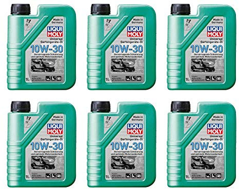 ILODA 6X Original Liqui Moly 1L Universal Gartengeräte-Öl 10W-30 Universalöl 1273