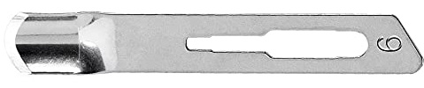 10 Stk, Nr.6 Hohlmeißelklingen Fußpflege Klingen, Kosmetex