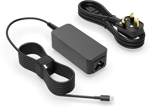 45W Fast Charging Fit for HP Chromebook 11 14 15 12 13 X360 | Laptop USB-C - (Durable, Portable Design)