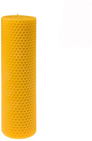 Hahn 100% Bienenwachs Wabenstumpen gedreht 200x58mm