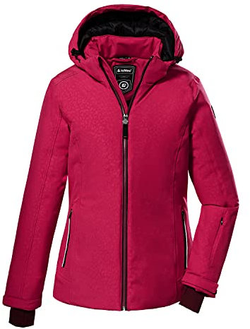 Killtec Damen Ksw 111 Wmn Jckt Skijacke Funktionsjacke mit abzippbarer Kapuze und Schneefang, Rosa, 34 EU