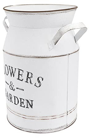 DECHOUS Retro Metal Flower Arrangement Vase Flower Pot for Desktop Office Decor Vintage Style
