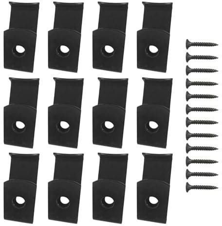 Cintres pour pots en argile | Orchidée Pot 12pcs | Les clips de pot de fleur contiennent un pot de fleur en terre cuite standard de 5 à 8 pouces pour les clôtures et les murs de la maison