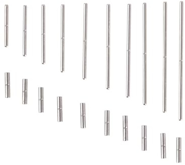 Yctze Watchband Tubes & Pins for Watch Repairing, 10 Types Universal Replacement Accessory, Link Collar Pin, Bracelet Pins and Tubes