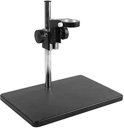Microscope Observation 50mm Adjustable Focusing Holder Boom Arm Big Size Table Stand 180X 300X 200X 500 C Mount Lens