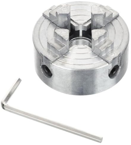 DOITOOL Mini-drehfutter Selbstzentrierend Metallfutter Für Drehbank Klemmzubehör Für Holzbearbeitung Diy Werkzeug Für Sicheres Fixieren Von Werkstücken Komfortabler Griff Und Hohe Spannkra