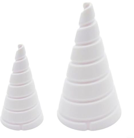 Cone Fibonacci Coil Gardening Tool Set, 2 PCS PP Wire Winding-Jig Fixtures for Copper Wire, Large & Small Sizes, Electric Gardening Antenna Crafting Accessory for Plant Growth Enhancement(small+large)