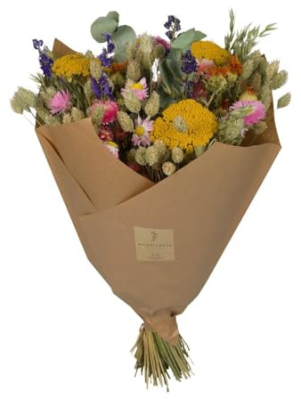 Bouquet de fleurs séchées - Bouquet classique - Multicolore - 50-60cm - Ø30cm - Fleurs - Fleurs séchées