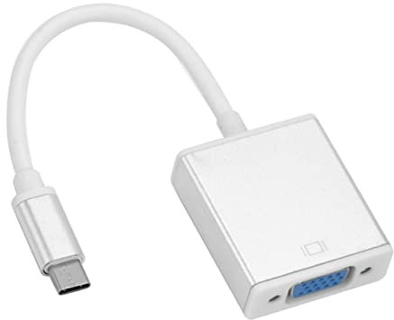 CIYODO Usb-c to Vga Adapter Cable Resolution Connect Laptop to Monitor Projector No Driver Required