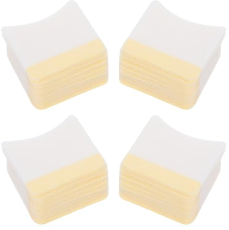 jojofuny Arc Förmige Kosmetikreinigungspads aus Baumwolle 160 Stück Sky Blau Make Up Entferner Pads für Frauen Mädchen Wimperncreme Entfernung Salon Zuhause