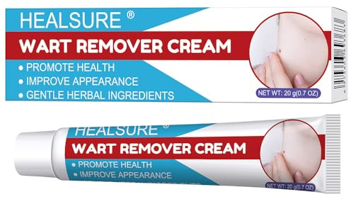 Wart and Skin Growth Removal Cream 20g, Suitable for Gentle Removal of Plantar Warts, Common Warts, Corns, and Flat Warts - a Facial and Body Skin Growth Removal kit