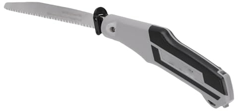 Fabater Hand Saw, 3 Blades Arrow Storage Case Mechanism Reciprocating Saw, Drywall with Rustproof Blades for Wood Drywall Metal Plastic Cutting