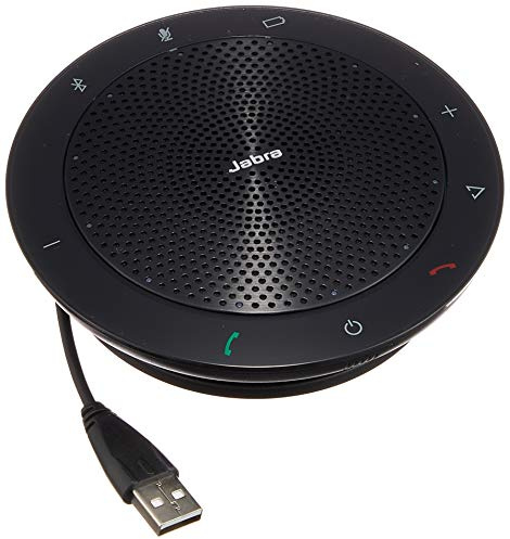Jabra Speak 510 PC USB/Bluetooth Noir Haut-Parleur - Haut-parleurs (PC, Noir, avec Fil &sans Fil, USB/Bluetooth, 15 h, 119,9 mm)