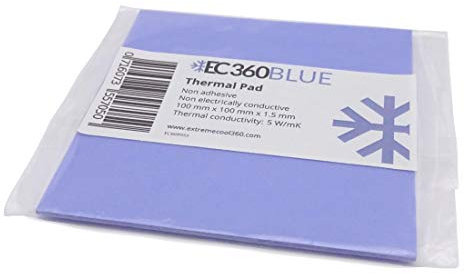 EC360® BLUE 5W/mK Thermal Pad (100 x 100 x 1,5 mm)