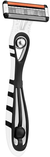 BIC Flex5 Razors - 5 Moveable Nano-tech Blades Plus a Precision Blade for Men - Pack of 3 Disposable Razors