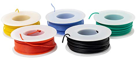 AZDelivery Ultraflexibles verzinntes Silikonkabel Schaltlitzen Kit temperaturbeständig aus Kupferdraht als Jumper oder zum verseilen oder verbinden Soft Hookup Kupferdraht-Kit