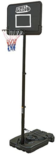 STREETSKILLER höhenverstellbare Korbanlage Outdoor beweglicher Basketballkorb mit Ständer 2,00-3,05 Meter Kunststoff/Stahl Basketballanlage für Erwachsene Kinder schwarz