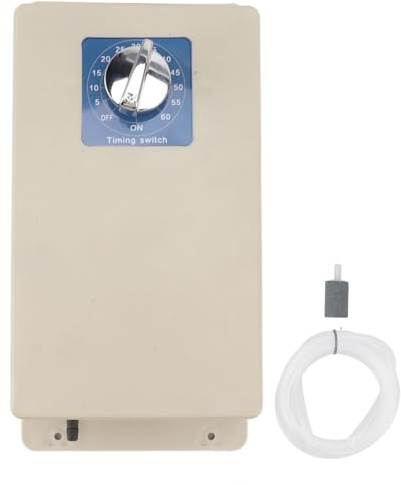 Tnfeeon Generador de Ozono Agua Ozonizador O3 Máquina de Ozono para el Hogar Aire Agua Frutas Verduras Limpias
