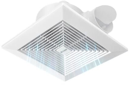 WAOCEO Ventiladores de Escape Extractor de Techo de Yeso for baño, Ventilador de ventilación de Techo Comercial for Hotel, silencioso Fuerte, Alta Potencia Extractor de Aire (Size : 60 * 60cm(88W))