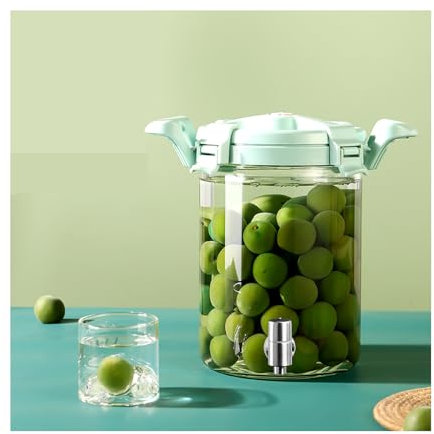 NJDQFA Dispensador De Jugo,Garrafa con Grifo,Dispensador De Bebidas,Dispensador Tarro De Agua,Adecuado para Bodas,Fiestas,Cenas,Reuniones,Picnics Y Otras Ocasiones.,Without Bracket,8L