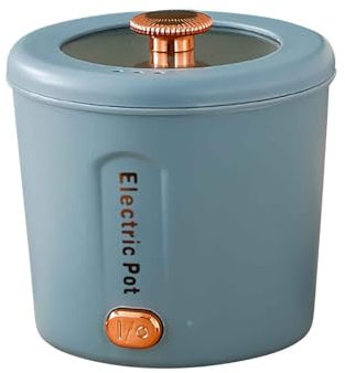 PINFANSHIJIE Tragbarer elektrischer Mini-Kochtopf, elektrischer Haushaltstopf, kleiner Nudeltopf, geeignet for Nudeln, Knödel, Eier, Suppe, Brei, for Kochen in Wohnheimen, beim Camping /718