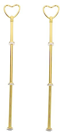 Ciieeo 4 Piezas Soporte para Pinchos Bandeja de Frutas Hardware del Soporte de la Torta Cake Stand portameriendas decoración Estante de exhibicion Suministros para la Fiesta Planchar