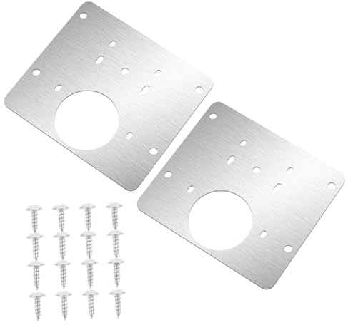 HOMOCONO 2sets Cabinet Hinge Repair Kit Fixing Screws for Smooth and Door Closure for Wardrobe and Furniture Applications