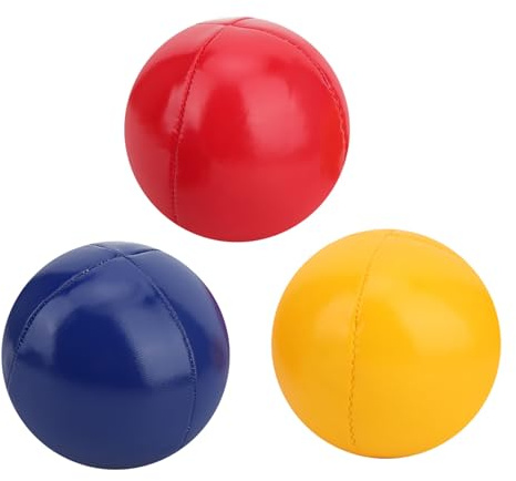 Jonglieren von Bällen für Anfänger, Jonglieren von Bällen mit Netzbeutel -Jonglieren Bean Bags Mini Jonglam Ball Kit für Jongleur, Kinder und Erwachsene