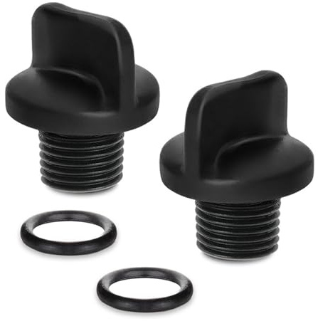 BODYA 2 tapones de drenaje para bomba de piscina, spa, calentador con juntas tóricas de repuesto compatibles con bombas de filtro Zodiacc Janddy R0446000 y sistema de purificación de agua
