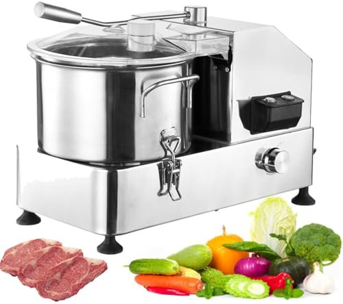 Commercial Food Processor 2500RPM Electric Vegetable Chopper,Automatic Food Processor with Adjustable Speed,Chopper for Potato, Onion, Ginger, Cabbage,9L