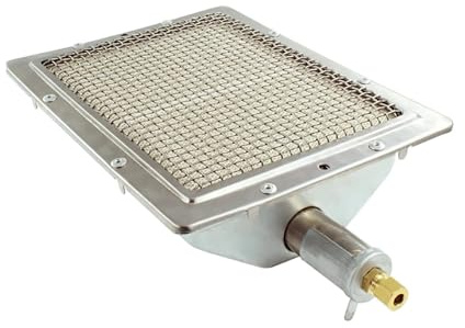 GUYTRM 22 * 17 cm Barbecue Infrarot Keramik Heizung Brenner Gas Grill Herd Edelstahl Alumunium Platte Heizelement lingli