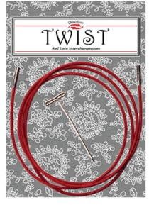 ChiaoGoo Twist RED Seil 93 cm Mini für auswechselbare Stricknadeln