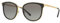 Michael Kors Damen Adrianna I 110011 54 Sonnenbrille, Schwarz (Black/Gold/Grey Gradient)
