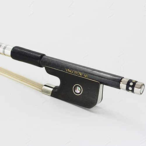 Arco de viola de fibra de carbono texturizado 4/4 VingoBow Sonido dulce y cálido