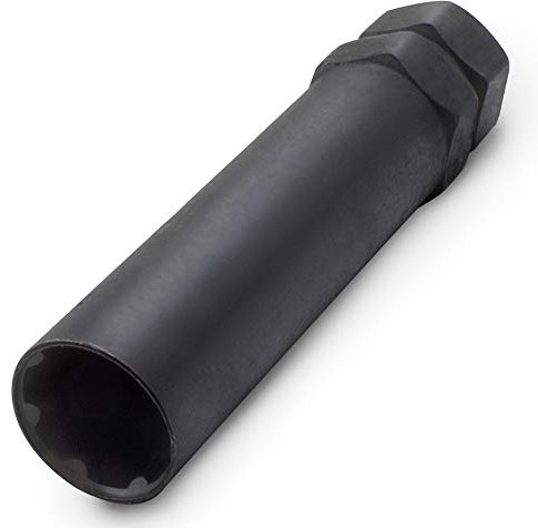 Wheel Accessories Parts 1 pièce filetée 7 cannelures de 8,9 cm de long écrous de roue adaptateur clé clé hexagonale finition zinc brillant double clé hexagonale 13/16 et 3/4