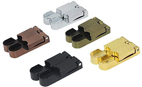 Mdurian 4 Stück Oval Schrankrohr Halter Zinklegierung Gardinenstange Halterung Schrankrohraufhänger Kleiderstangenaufhänger Heavy Duty Closet Pole Rod End Unterstützt