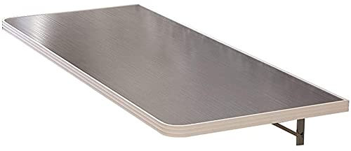 MNSSRN Unsichtbarer pflanzlicher Schneidtisch auf Wand-Wand-Wand-Wand mit Edelstahl, kleines Desktop-Weltraum-Regal mit geeignet für Büro- und Hausküche geeignet,60 * 40cm