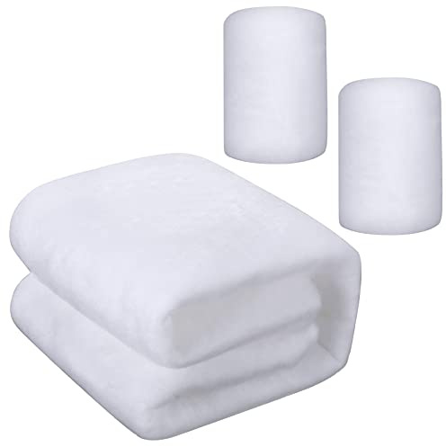 Shappy Weihnachten Künstliche Schnee Decke Weihnachten Schneedecke Rolle Schnee Decke Weiße Party Dekorationen Weiche Weiße Decke (59,06 x 19,69 Zoll)