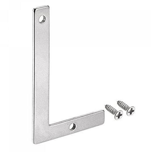 sourcing map Stainless Steel House Letter, 3.94 Inch Letter L for Mailbox Hotel Address Door Sign, Polishing