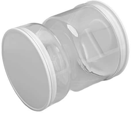 Riuulity Tarro de Pepinillos de SeparacióN Seca y HúMeda, Dispensador de Kimchi HerméTico de Reloj de de Cocina, LíQuido Separado de los Alimentos, para Pepino en Escabeche, Enlatada, Piña,