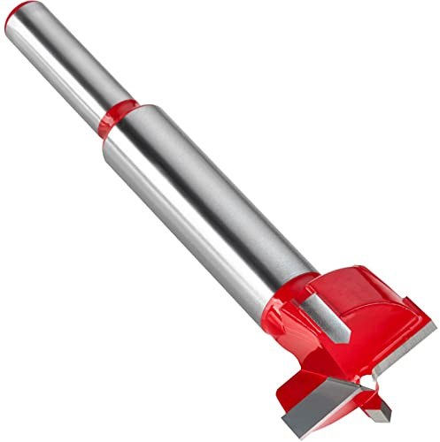 SOTECH Präzisions Topfbohrer Ø 26 mm x 90 mm mit Zentrierspitze | ZUBEHÖR für Bohrschablone Bohrschablone BSK-35-T45/52 Forstnerbohrer Topflochbohrer Holzbohrer
