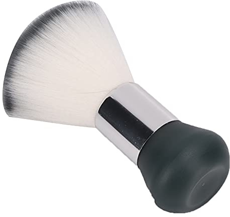 Neck Duster Brush Soins des Cheveux et Coiffage Cheveux Cassés Balayage Brosse Coiffure Cheveux Cassés Brosse de Nettoyage pour Barber Shoppink Nail Dust Brush Styling Tools (Gris)