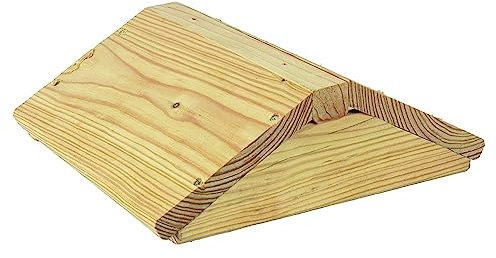 TETZNER&JENTZSCH Aalborg-Serie, Lärche Vogelhaus 2-teilig, BxTxH: 24 x 24 x 6 cm + 24 x 25 x 8 cm