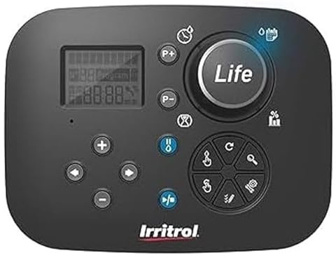 Suinga Programador de riego eléctrico 220V Life 6 Estaciones | Uso con Electroválvulas de 24V de Cualquier Marca