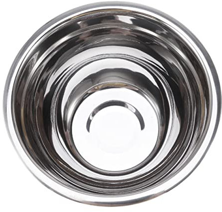LIFKOME Stainless Steel Mixing Bowl Set Large Salad Bowl (18cm 20cm 22cm 24cm 26cm No Lid)