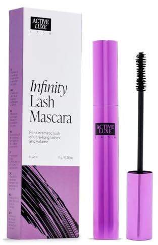 Active Luxe Infinity Lash Mascara – Wimperntusche für unendlich lange Wimpern – Vegane & tierversuchsfreie Formel für dramatisches Volumen & Länge – 10.5 ml